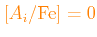 $ \color{orange}[A_i/{\rm Fe}]=0$